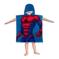 Marvel Spiderman Hooded Bath Beach Towel Poncho Extra Image 1 Preview